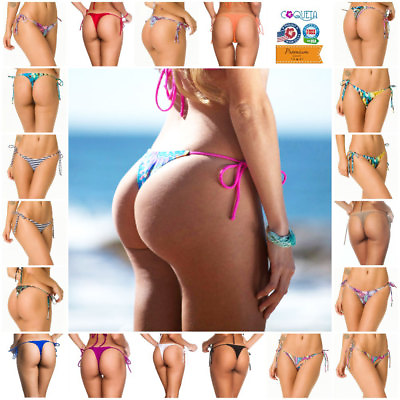 COQUETA Brazilian Cheeky Bikini Bottom Thong Bathing Suit Beach Swimsuit WOMEN#x27;S $21.99