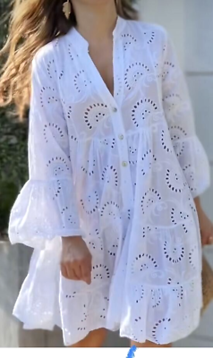 Plus Size Womens Loose Summer Boho Maxi Dress Summer Holiday Beach Sundress $129.00