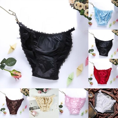 Silk String Bikini Panties for Women Available in Sizes and Colors $10.02