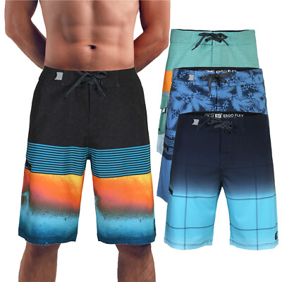 #ad Men#x27;s Teen#x27;s Swimwear Board Short Sunbath Surfing Active Swim Trunks Loose Sport $13.29