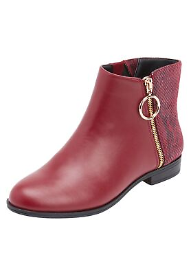 #ad Comfortview Wide Width Addi Bootie Short Ankle Boot Women#x27;s Winter Shoes $67.04