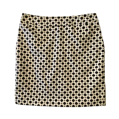 #ad Cynthia Rowley Women#x27;s Black White Pencil Skirt Black Contrast Rear Hem Size 8 $14.00