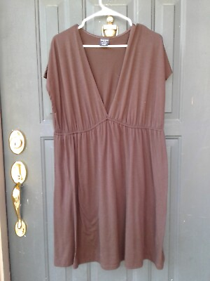 #ad Faded Glory Brown Summer Dress Size XL $5.69