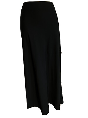 liz claiborne maxi skirt long black straight 14 $23.34