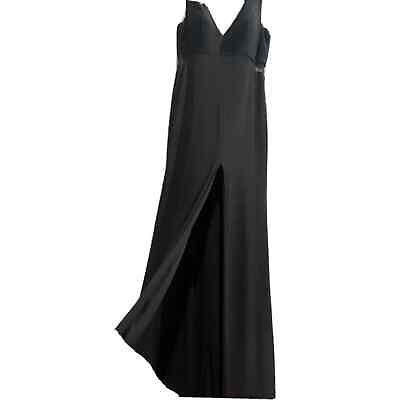 #ad #ad Black Maxi Formal Dress Size 6 WD01 $55.20