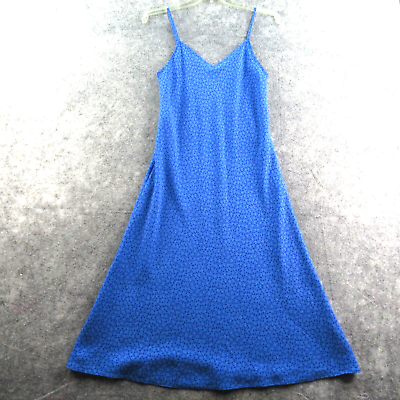 Express Womens Dress Size 1 2 Blue Sleeveless Floral Spaghetti Strap Adjustable $16.95