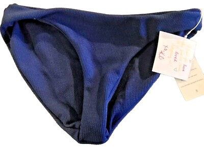 #ad Kelly Cahill Collection Navy Blue Women#x27;s Bikini Bottoms Small $4.95