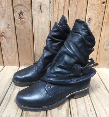 #ad A.S 98 Women’s zip Up Black Boho Boots Size EUR 38 Uk 5 USA 7.5 8 $135.00