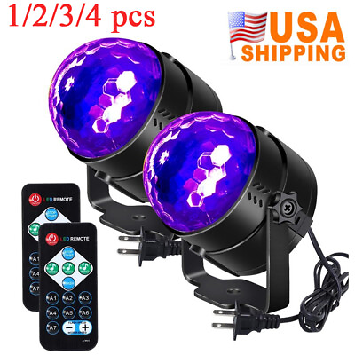 #ad UV Black Party Lights Strobe LED DJ Ball Sound Activated Bulb Stage Dance Lamp $23.73