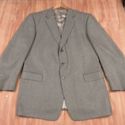 #ad TALLIA Wool Silk Suit Jacket Sport Coat Mens Sz 48 EXTRA LONG Sabbia Blazer TALL $54.99