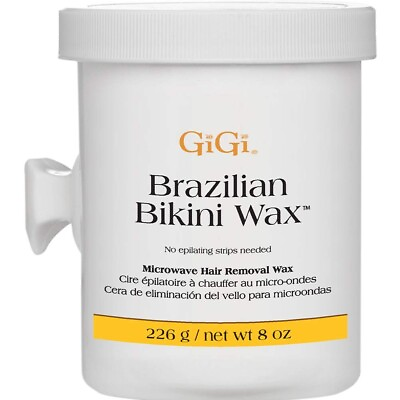 #ad GiGi Brazilian Bikini Wax Microwave Hair Removal Wax Formula 8oz 226g $13.99