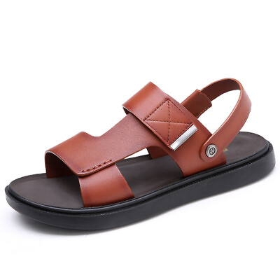 Summer Men#x27;s Shoes Sandals Casual Beach Shoes Fashion Breathable Round Toe $47.83