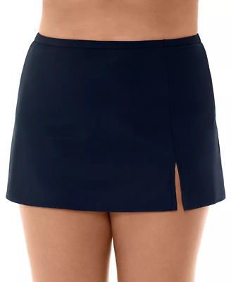 #ad Swim Solutions Plus Size Swim Skirt U3 567 $8.96