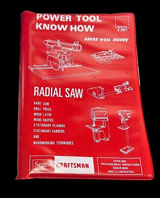 #ad #ad Sears Craftsman Power Tool Know How Radial Saw 1975 Manual 9 2917 $15.50