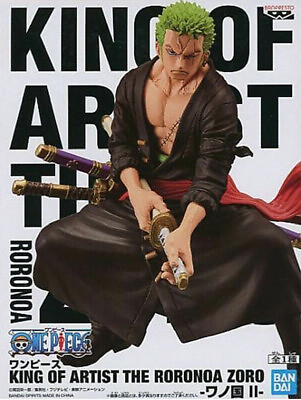 #ad #ad One Piece King Of Artist The Roronoa Zoro Wano Country 2 Anime Action Figure $43.96