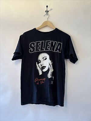 #ad Selena 2023 Black Dreaming Of You US Tour Shirt The Queen of Columbia Size M $5.50