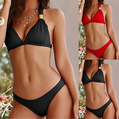 #ad Bikini Swimsuits For Women With Shorts 2 Pieces Loose Fit Sexy Summer Vacation $19.88