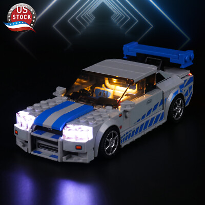 #ad #ad LocoLee LED Lighting Kit for Lego 76917 Fast 2 Furious Nissan Skyline DIY Set $19.99
