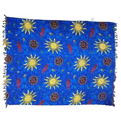 #ad Vintage Koko Knot Aztec Pattern Sarong wrap beach cover up Skirt $16.00