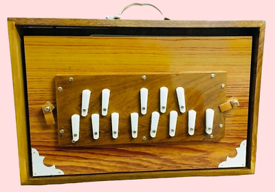 #ad #ad Shruti Box percussion 13 Notes Sur Peti Multi Bellow Wooden musical instrument $133.49