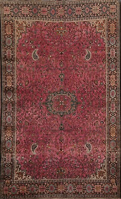 #ad Black Friday Deal Antique Sarouk Vegetable Dye Floral Hand knotted Area Rug 4x7 $3499.00