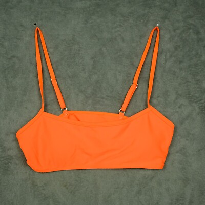 #ad Bikini Top Medium Orange Padded Unbranded $7.95