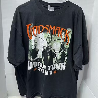 #ad New Godsmack Band Tour 2001 Gift Funny Men S 5XL Tee 3D1011 FREESHIP $17.99