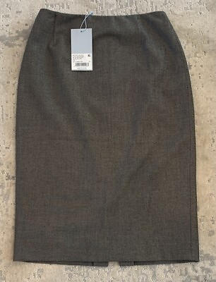 #ad #ad NWT Antonio Melani Women’s Hanson Pencil Skirt Black Gray Size0 $32.99