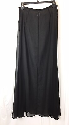 #ad #ad Cheap Monday Women’s Maxi Skit Black Sheer Long Side Zip Size S Preowned Flaw $21.00