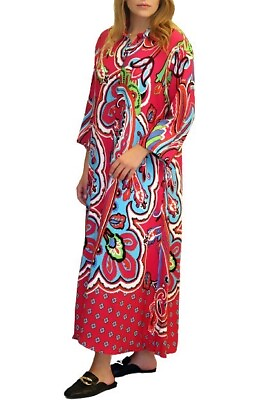 #ad Elegant Casual cotton summer spring button down long sleeve maxi dress $35.00