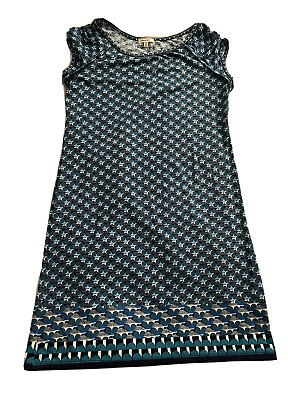 #ad Max Studio Size L Dress Short Sleeve Boho Length 38” Poly Spandex #ST7 $19.00
