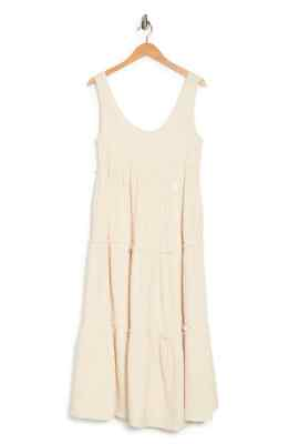 #ad #ad Stitchdrop Santorini Crinkle Gauze Tiered Maxi Dress Nude SzM RM1217 MSRP $49.99 $14.98