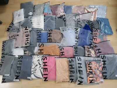 #ad #ad Lot Of 46 Shein amp; Others Dresses SMLXL Party Sundresses Denim Skirt ALL NEW $499.99