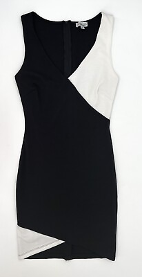 Guess Dress Womens Extra Small XS Black White Sleeveless Y2K Cocktail Party $26.39