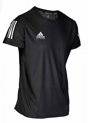 Adidas Kickboxing T Shirt adiKBTS100 Black amp; White Training amp; Casual $23.99