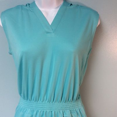 #ad Beach Pool Cover Up Seaside Dress Turquoise Hood NEW Ships Free MSPR $39.99 $18.88