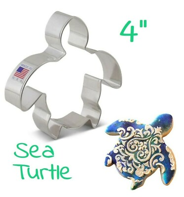 4quot; Cute Sea Turtle Cookie Cutter Ocean and Beach Animals $6.99