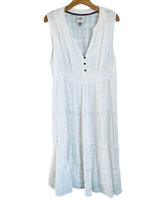 Knox Rose Dress Size XXL White Long Sleeveless Women Dress $17.49