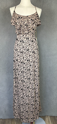 #ad Forever 21 Fit amp; Flare Maxi dress Cris Cross back Adjustable strap Small NWT#x27;s. $16.19
