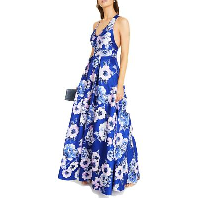 City Studio Womens Floral Print Maxi Special Occasion Evening Dress BHFO 9108 $20.79