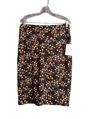 #ad LuLaRoe Cassie Pencil Skirt Stretch Colorful Multicolored Floral Print Large $12.00