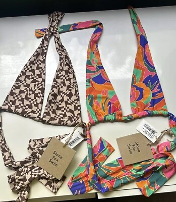 #ad #ad Two Stone Fox Swim RICO bikini tops XS new women $115.00