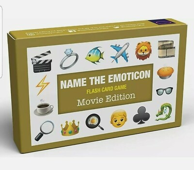 Name the Emoticon Card Game Movie Edition New Party Teens Adults Fun Trivia $11.99