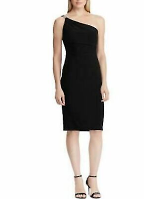 #ad Ralph Lauren Women#x27;s Sleeveless Neckline Below The Knee Cocktail Dress Size 16 $43.71