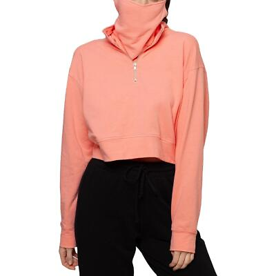 Bam Womens Zip Front Pullover Comfy Sweatshirt Loungewear BHFO 1099 $8.99