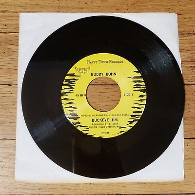 Buddy Bohn Buckeye Jim Catch A Ray Of Sun 7quot; Vinyl Record 45 RPM Happy Tiger $8.00