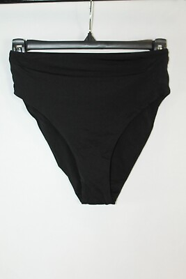 #ad Maygel Coronel Womens Black High Waisted Bikini Bottoms #OS $34.99