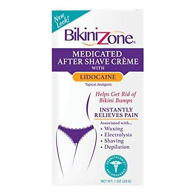 Bikini Zone Medicated After Shave Crème Instantly Stop Shaving Bumps $14.19