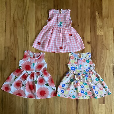 #ad Baby Girls Dresses. Beautiful Designs. 100% Cotton. 3 Dresses For $9.99 $9.99