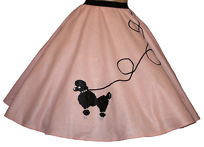 #ad #ad 6 PC LIGHT PINK 50#x27;s POODLE SKIRT OUTFIT ADULT SZ MEDIUM Length 25quot; $73.00